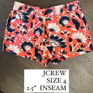 J. Crew Linen/Cotton Blend Shorts - 2.5in inseam, size 4